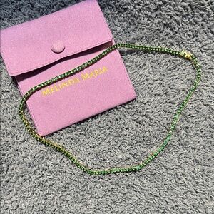 Melinda Maria Baby Heiress Necklace 15" • Gold|Emerald